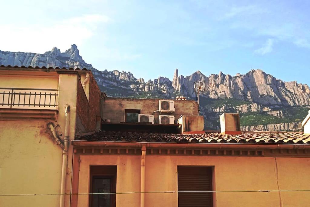 Monistrol de MontserratPiso Con Desayuno Incluido Y Vistas A La Montana.アパートメント エクステリア 写真